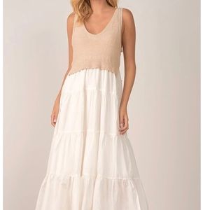 Elan White Maxi Dress
